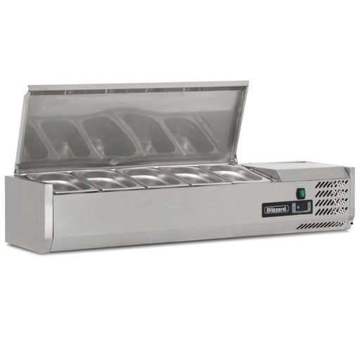 Blizzard 1/4 Gastronorm Prep Top With Hinged Lid 1200mm(W) TOP1200-14EN