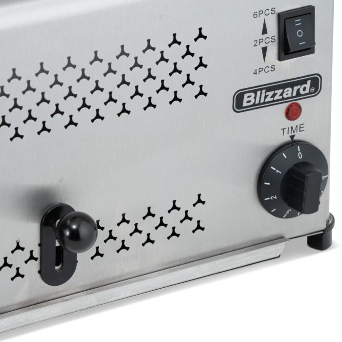Blizzard Stainless Steel 6 Slot Toaster 2500w B6ST