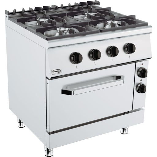 Combisteel Base 900 Gas Stove 4 Bu. With Electric Oven