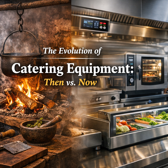 The Evolution of Catering Equipment: From Open Fires to Intelligent Kitchens