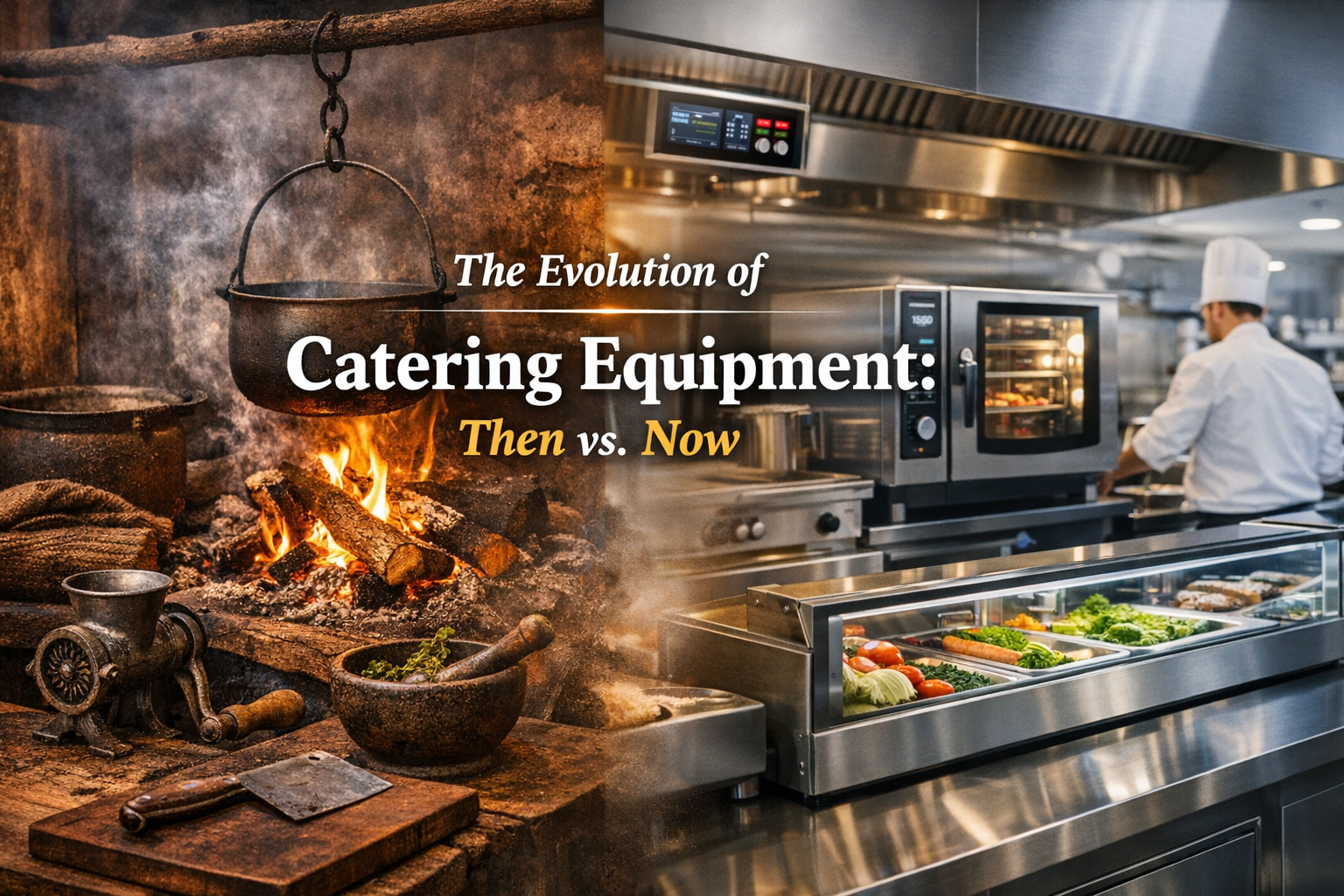 The Evolution of Catering Equipment: From Open Fires to Intelligent Kitchens