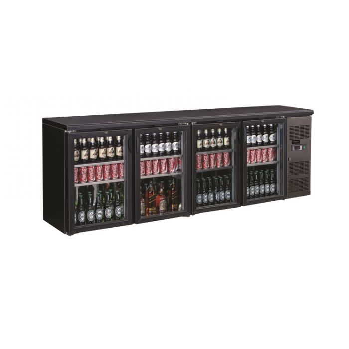 four door beer fridge