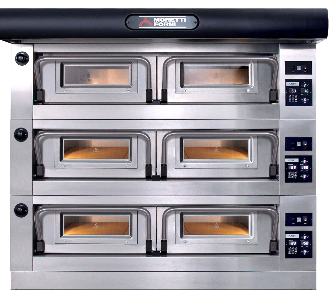 Multi deck pizza ovens