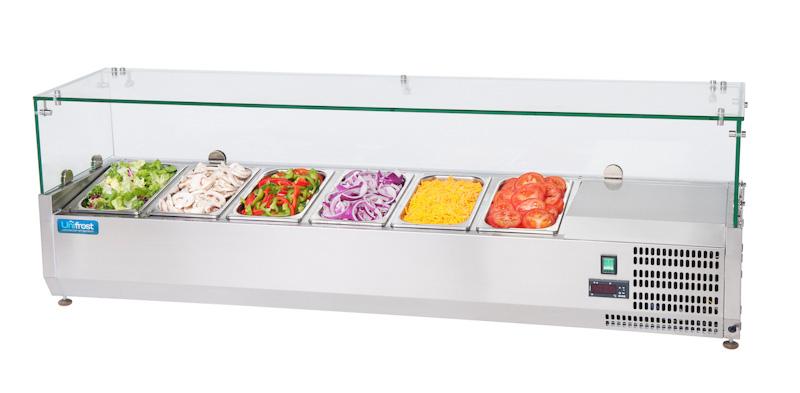 Unifrost CTG1500 Cold Toppings Fridge Glass Top