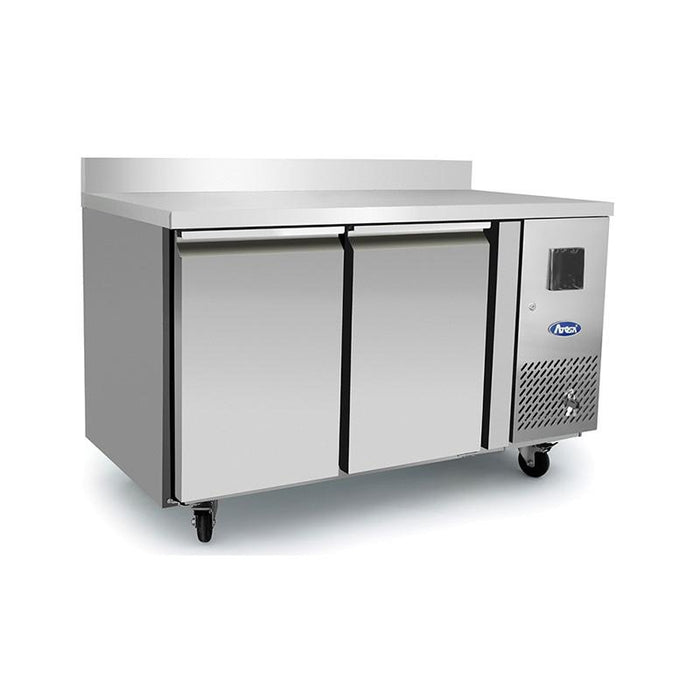 Atosa EPF3462GR-BS 2 Door Freezer Counter with Back Splash