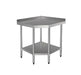 Atlas Corner Table with Upstand 900*900*850 +60 for Use with 700MM Tables COT9090
