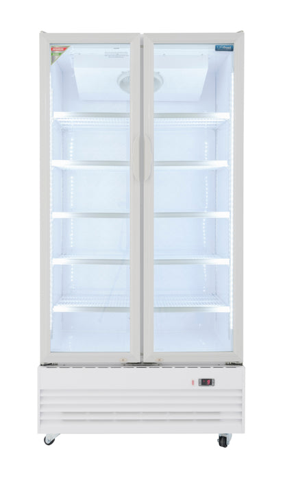 Unifrost GDR1200 Ventilated Glass 2 Door Display Fridge