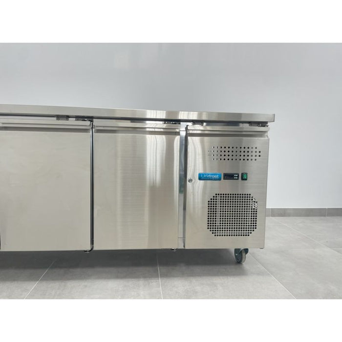 Unifrost CR1800FT Three Door Flat Top Counter Fridge
