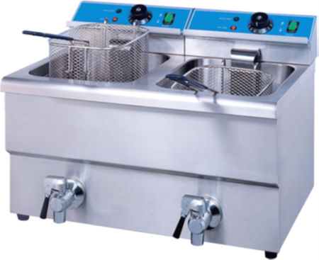 Banks EFD8 Counter Top Twin Tank Fryer 2X8LTR