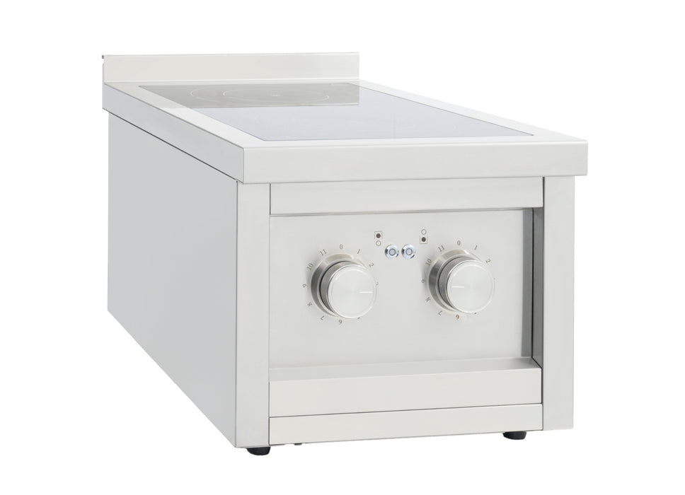 Banks D4060T2 Heavy Duty 2 Burner Countertop Induction Cooker - 400mm
