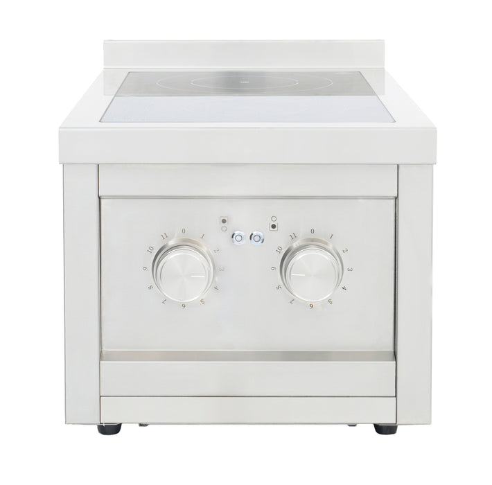 Banks D4060T2 Heavy Duty 2 Burner Countertop Induction Cooker - 400mm