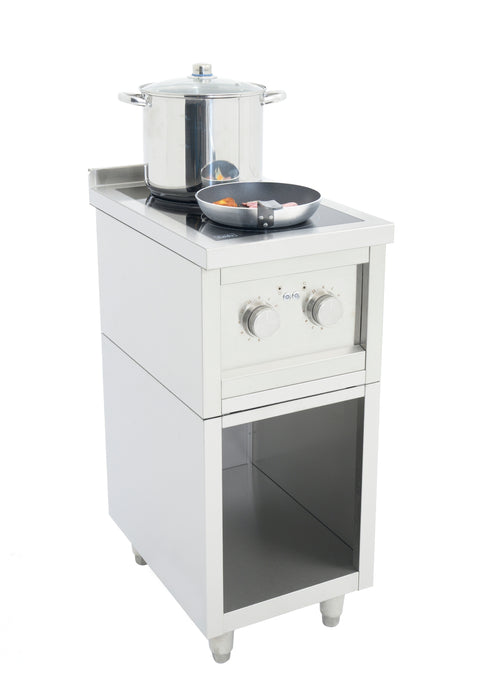Banks D4060T2 Heavy Duty 2 Burner Countertop Induction Cooker - 400mm