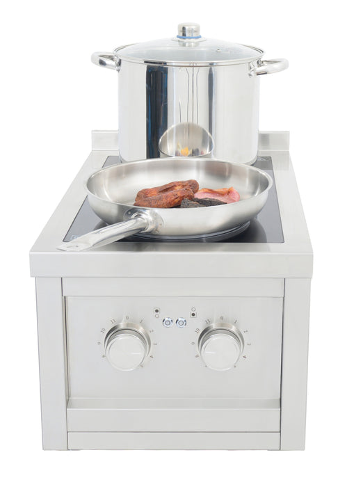 Banks D4060T2 Heavy Duty 2 Burner Countertop Induction Cooker - 400mm