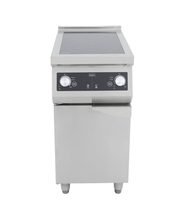 Banks D4070FS2 Freestanding 2 Burner Induction Cooker - 400mm