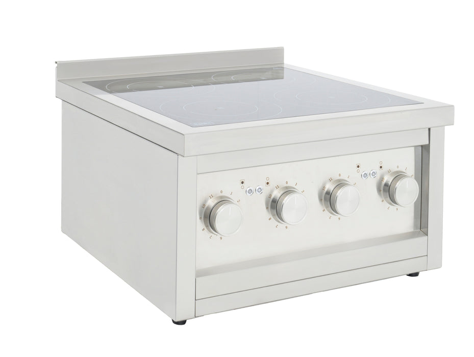 Banks D6060T4 Heavy Duty 4 Burner Countertop Induction Cooker - 600mm