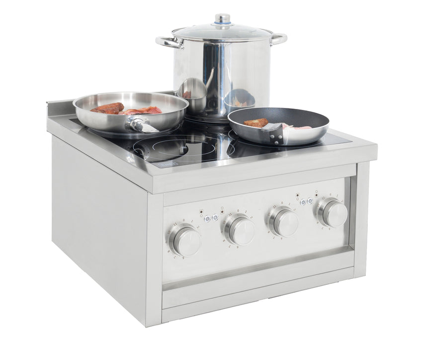 Banks D6060T4 Heavy Duty 4 Burner Countertop Induction Cooker - 600mm