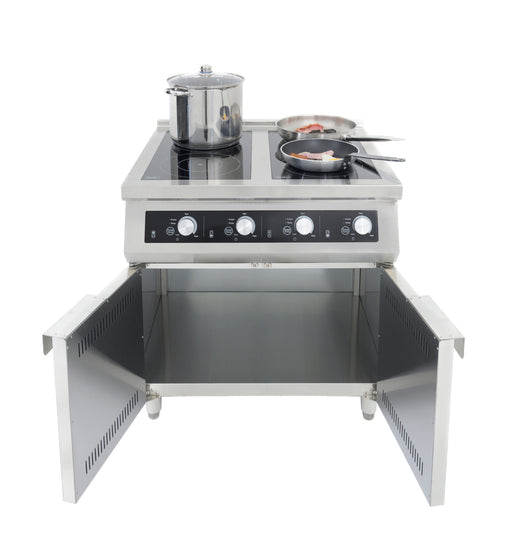 Banks D8070FS4 Freestanding 4 Burner Induction Cooker