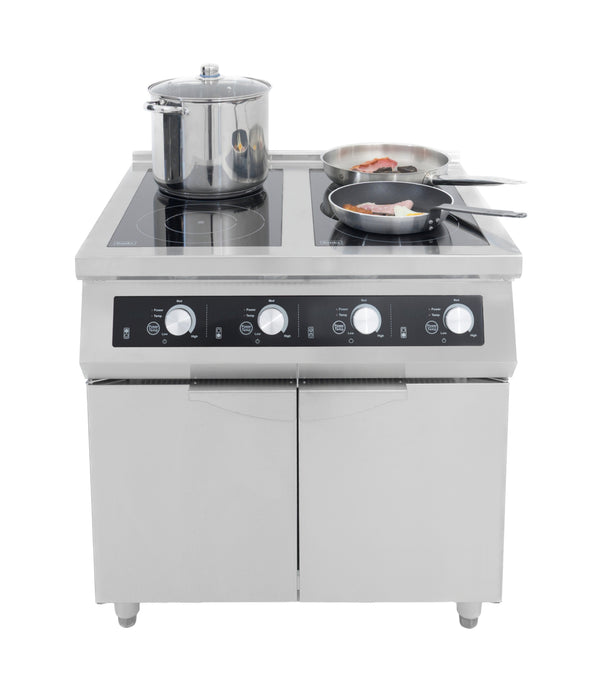 Banks D8070FS4 Freestanding 4 Burner Induction Cooker