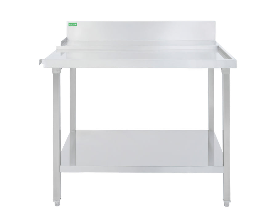 Atlas ETL1100 Dishwasher Exit Table Left to Right - 1100mm