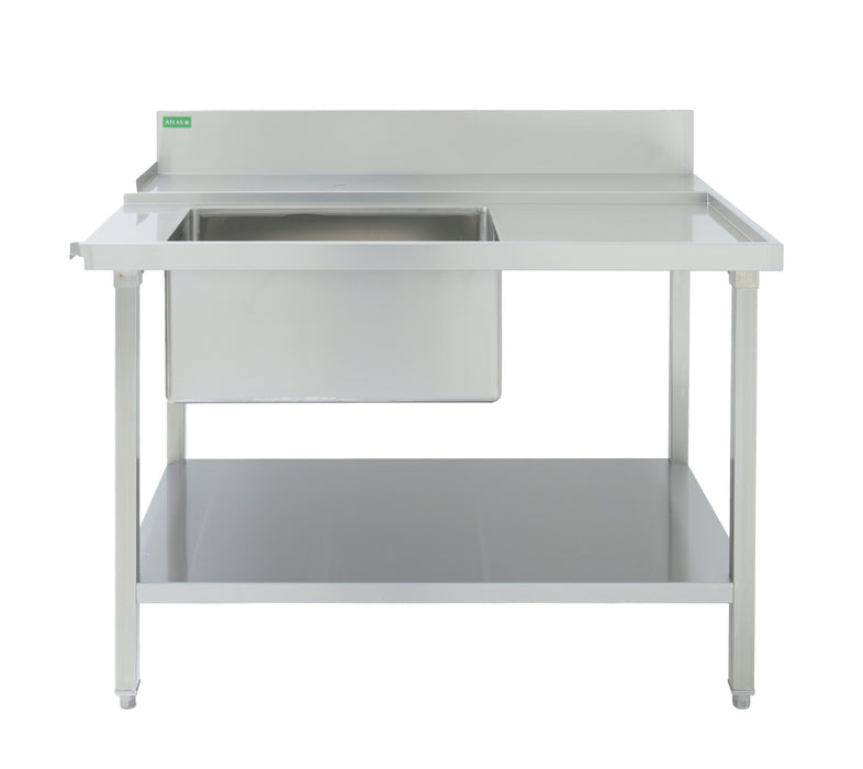 Atlas ESR1200 Dishwasher Entry Sink Right to Left - 1200mm
