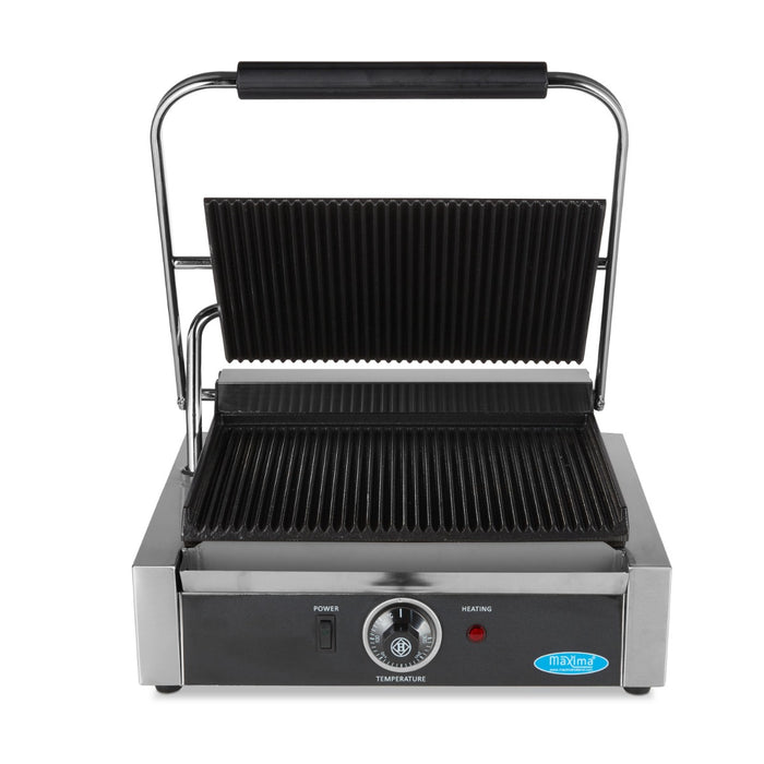 Maxima 09300436 Contact Grill Grooved Single Grill Plate 33,5cm