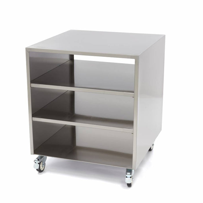 Maxima 09300780 Stainless Steel Machine Table 60 x 60cm 120kg Load Capacity on Wheels