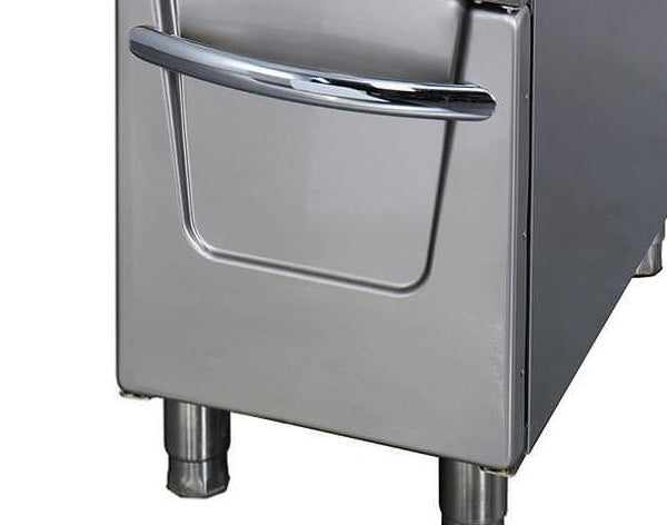 Maxima 09398605 Premium Deep Fryer 1 x 22L Single Unit 90cm Deep with Drain Tap Gas