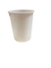 White 200 litre waste disposal bin with 670mm diameter view 3
