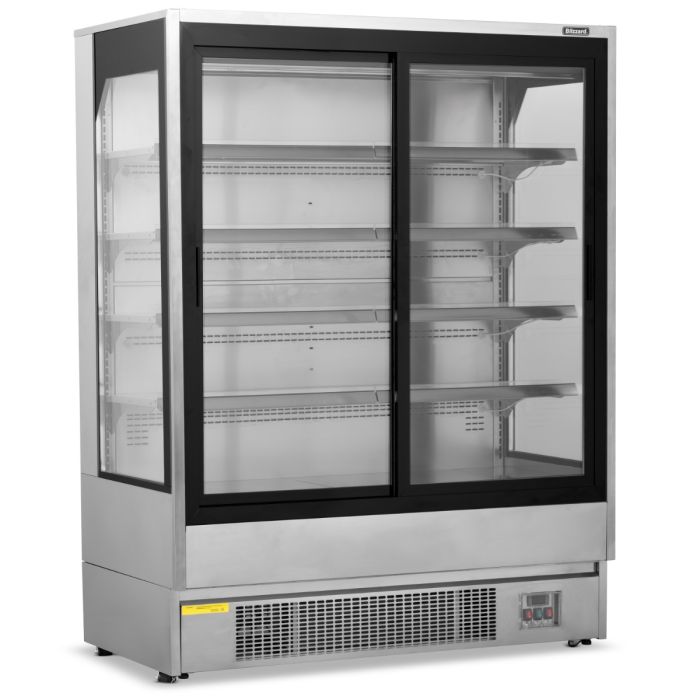 Blizzard 1.5M Multi Deck With Sliding Glass Doors Btd150Ssgdv2