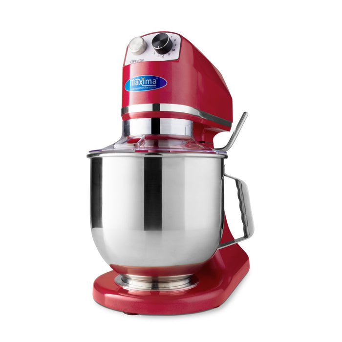 Maxima 09360760 Stand Mixer 7L Up to 2kg Dough Raspberry Red