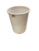 White 200 litre waste disposal bin with 670mm diameter view 4