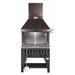 Peva BL70 Charcoal Chargrill with Decorative Canopy
