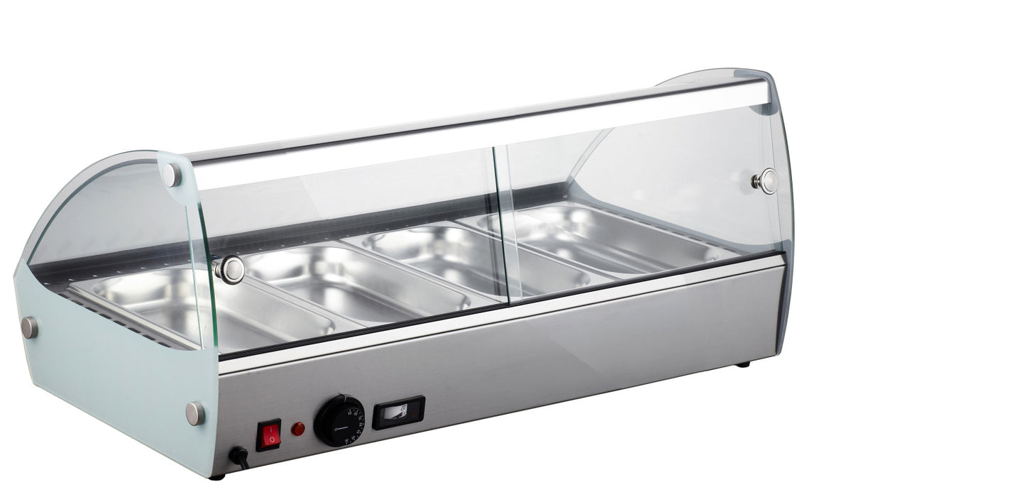 Chef Counter Display Chefs Range RTR4 - 4 X 1/3GN Counter Top Heated Display — ChillCooler