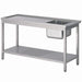 Combisteel Entry Table Bottom Shelf 1200 Left for 7280.0050-0055-0060-0065