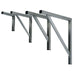 Stainless steel wall shelf console bracket for commercial kitchen shelving