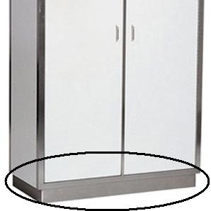 Combisteel PLINTH 1880 stainless steel plinth base for catering equipment