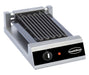 Stainless steel tabletop water grill with ribbed cooking surface