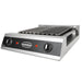 Combisteel Vapo Grill 2 Elements tabletop electric griddle with ribbed cooking surface view 3