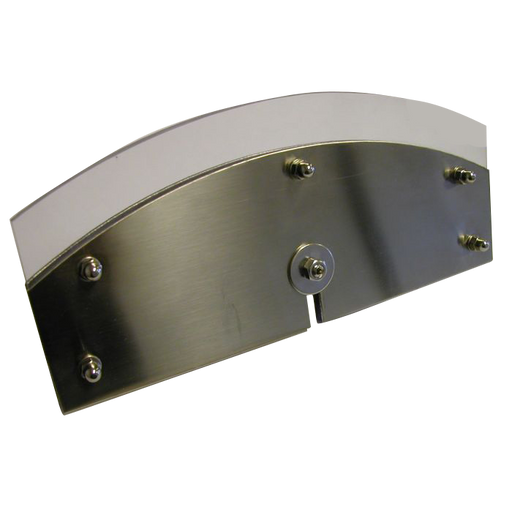 Combisteel plate scraper accessory for commercial dishwasher exit table