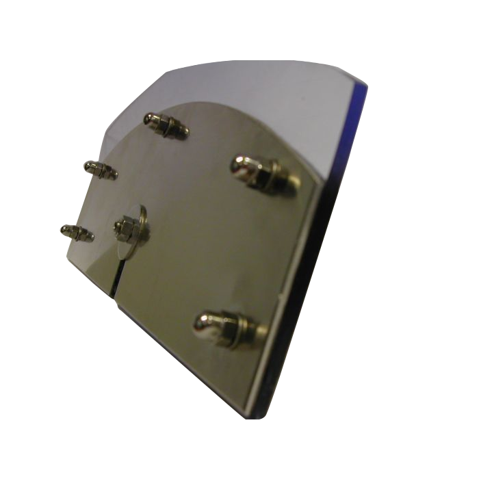 Combisteel plate scraper accessory for commercial dishwasher exit table view 3