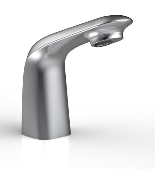 Stainless steel mounted sensor faucet with electronic activation