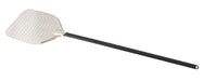 Combisteel stainless steel perforated rectangular pizza shovel with 1200mm handle