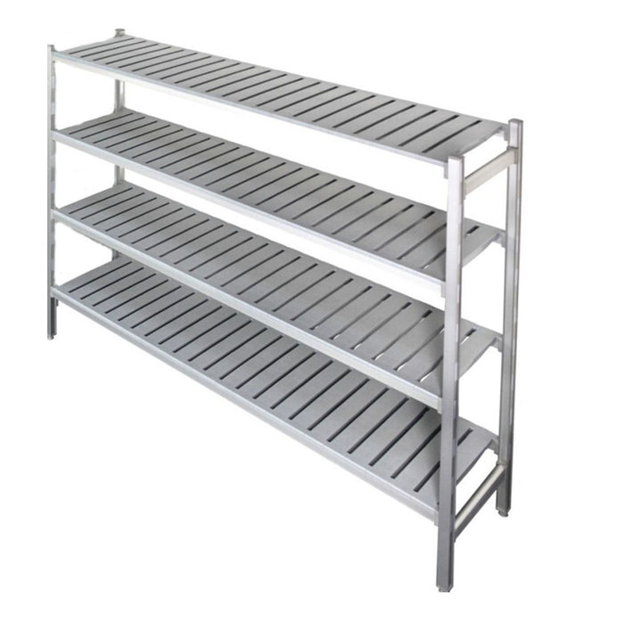 Combisteel SYSTEM 1525 commercial shelving unit with four shelves