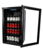 Black Combisteel MODEL 80L countertop refrigerator with right-hinged door and digital display view 4