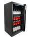 Black Combisteel MODEL 80L countertop refrigerator with right-hinged door and digital display view 3
