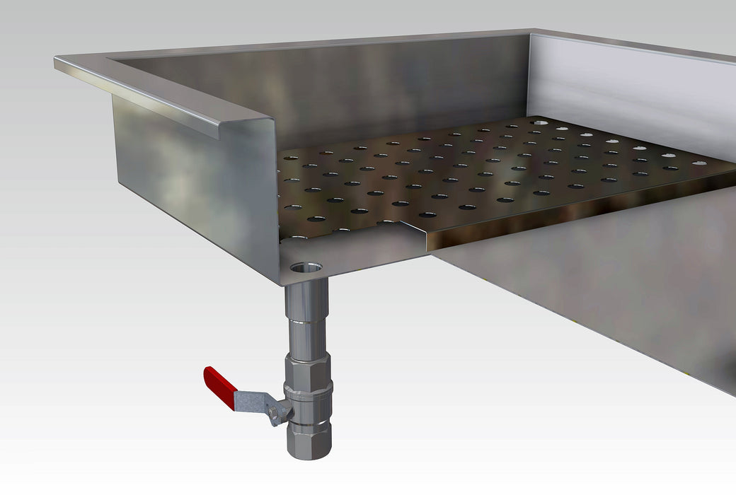 Stainless steel drop-in crushed ice bin for commercial bar and restaurant counters. view 2