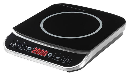 Combisteel TOP 2000W induction cooking top, compact tabletop model with digital control