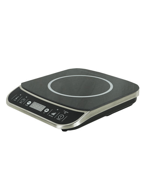 Combisteel TOP 2000W induction cooking top, compact tabletop model with digital control view 2