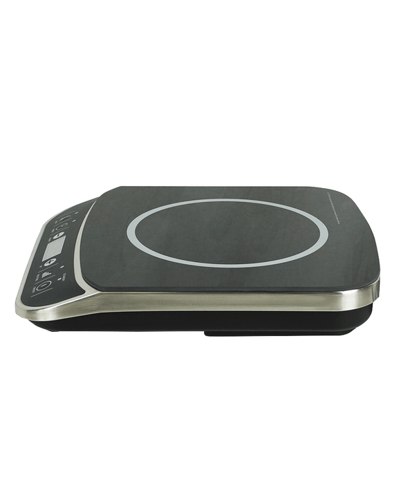 Combisteel TOP 2000W induction cooking top, compact tabletop model with digital control view 3