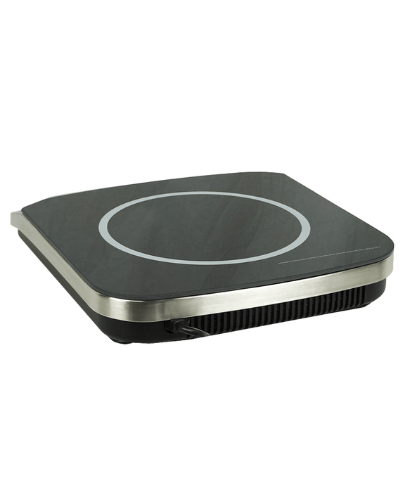 Combisteel TOP 2000W induction cooking top, compact tabletop model with digital control view 4